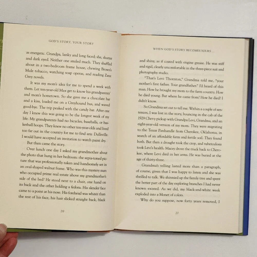 God's Story Your Story: When His Becomes Yours by Max Lucado NEW